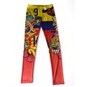 NWT- JOOBEE Women's Jiu Jitsu Art Wear Spats LEGGINGS SZ - M